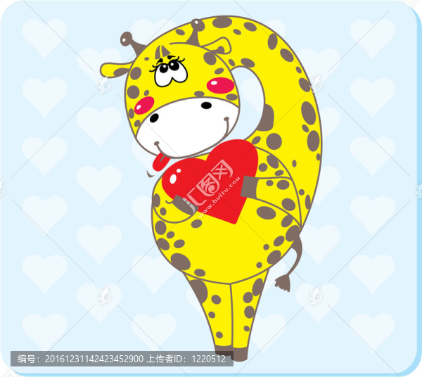 心形長頸鹿