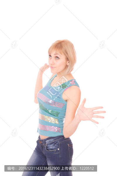 年輕漂亮的女人