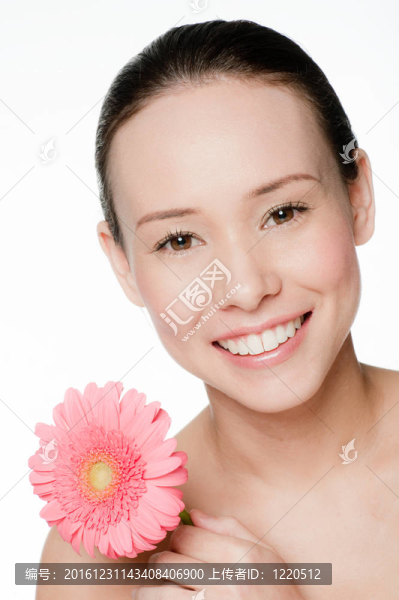 年輕漂亮的女人花