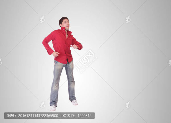 年輕的隨便的人