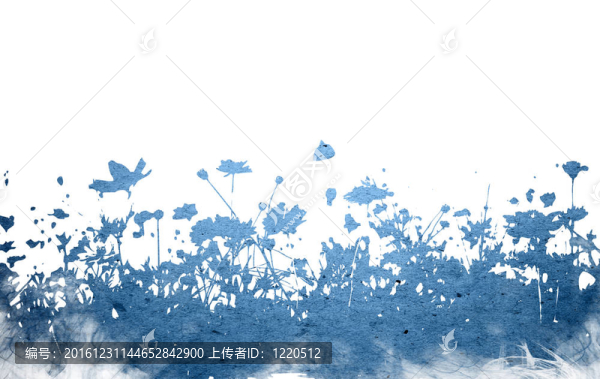 花卉風(fēng)格紋理與空間文字或圖像