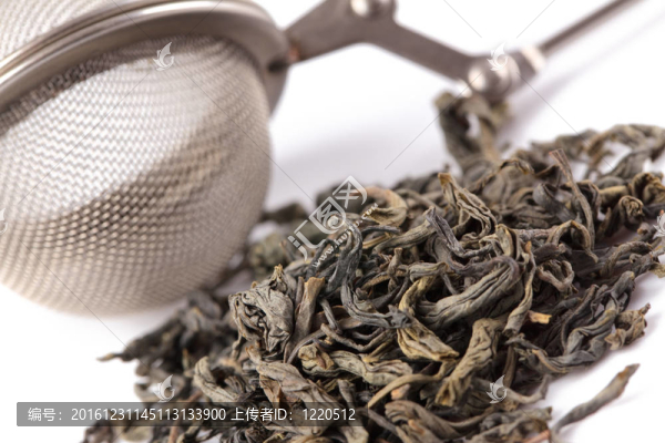 綠茶和茶濾網(wǎng)