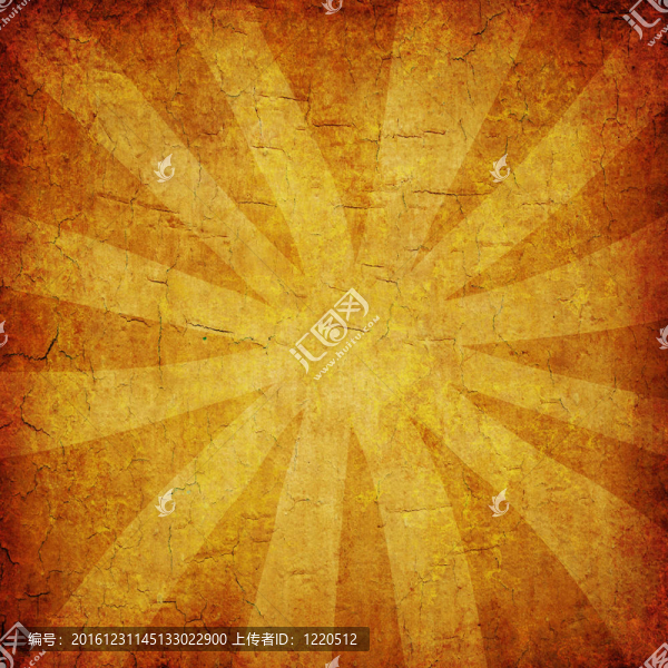 黃色老式垃圾背景太陽光