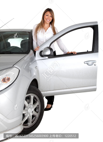 女人與汽車