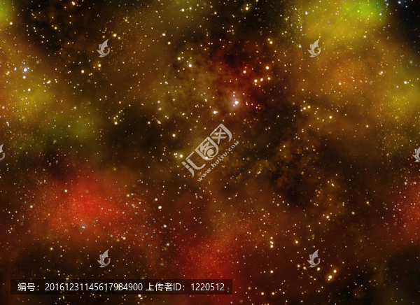 星空的深太空云翳和銀河