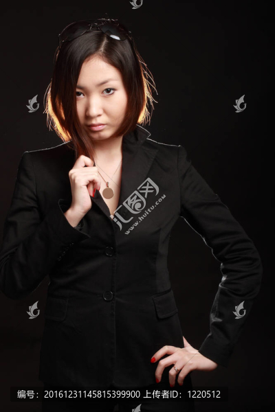 時(shí)尚的商業(yè)女性