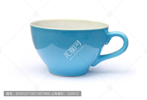 藍(lán)色的咖啡杯