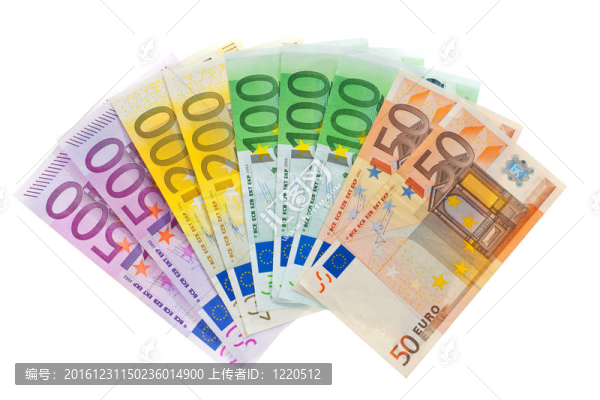 歐盟貨幣。歐元貨幣