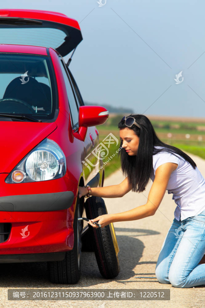 汽車故障中的輪胎