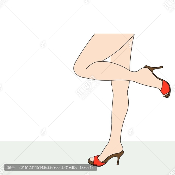 漂亮女的腳