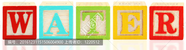 字母塊水