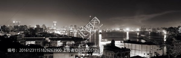 城市夜景全景