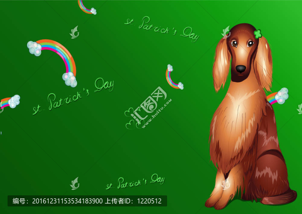 快樂的圣Patrickes,Day的背景