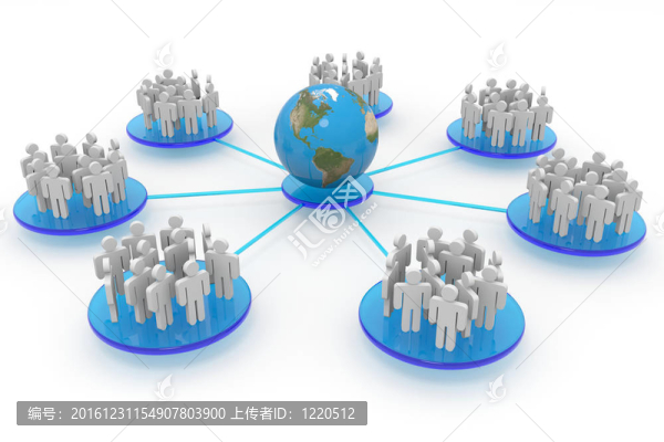 商業(yè)或社交網(wǎng)絡(luò)。概念。
