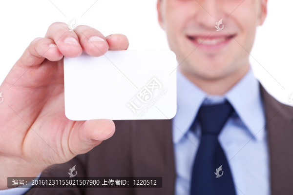 商人持一張空白卡