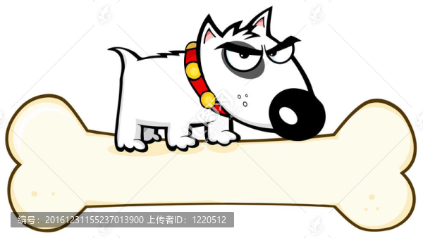 狗犬踩骨
