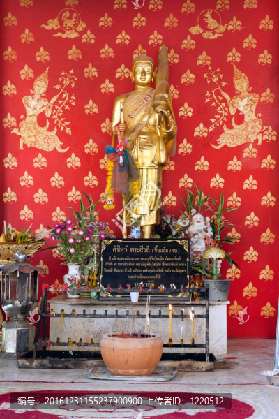 如來佛祖在Chiangmai的形象；泰國