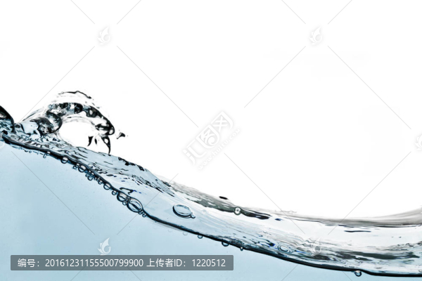 藍色的水波紋