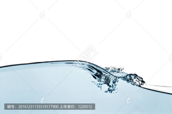 藍色的水波紋