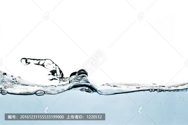 藍色的水波紋