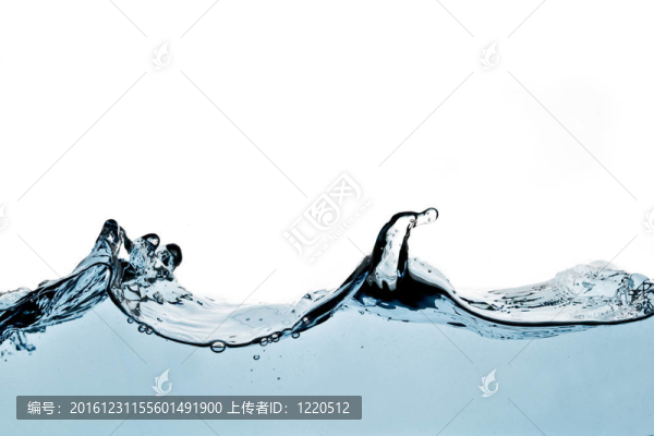 藍色的水波紋
