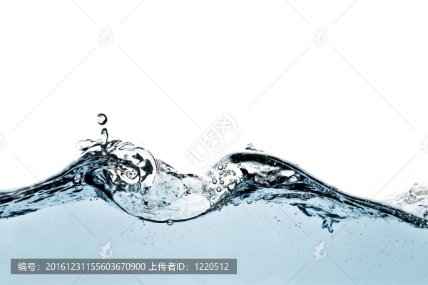 藍色的水波紋