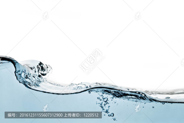 藍色的水波紋