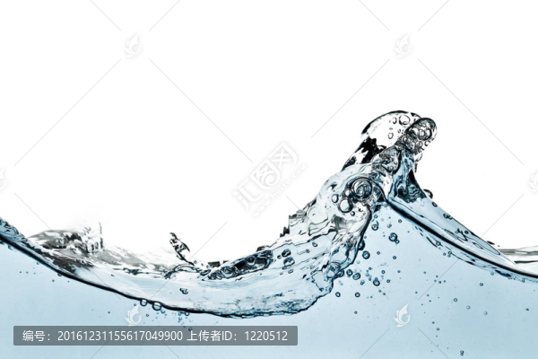 藍色的水波紋