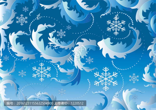 背景雪花
