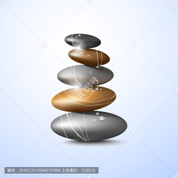 溫泉的石頭