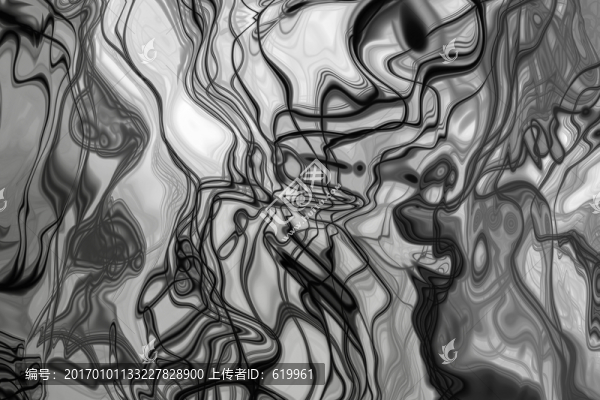 黑白線條抽象背景,無分層