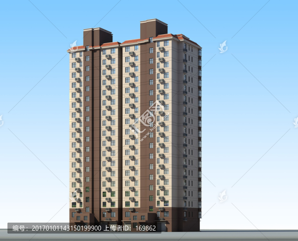 住宅大圖小區(qū)高層住宅樓