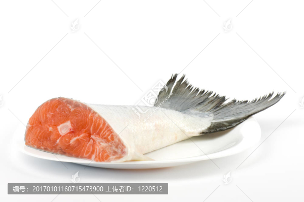 一片鮭魚