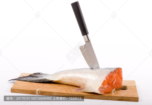 一片鮭魚