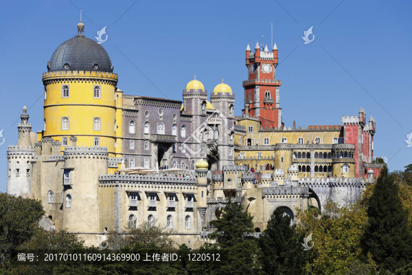 著名的Pena,castle