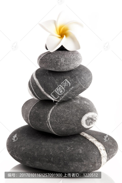 溫泉的石頭