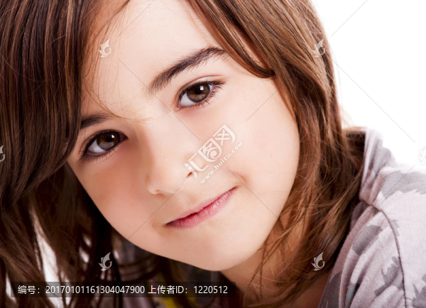 美麗的小女孩