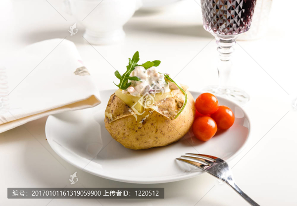 蝦烤土豆