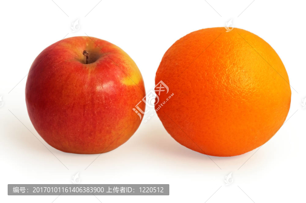 橙色和紅色