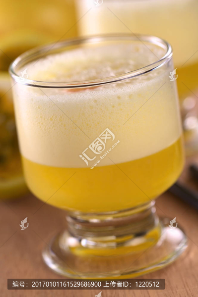 maracuya酸；一個受歡迎的秘魯雞尾酒
