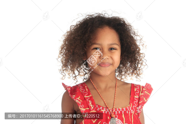美國(guó)黑人美女黑卷發(fā)女混血兒