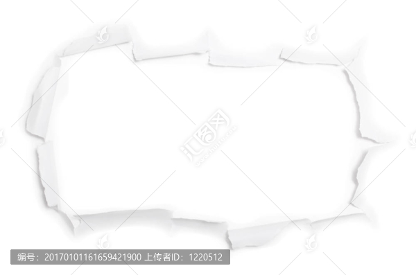 撕紙的大床單（孤立的）