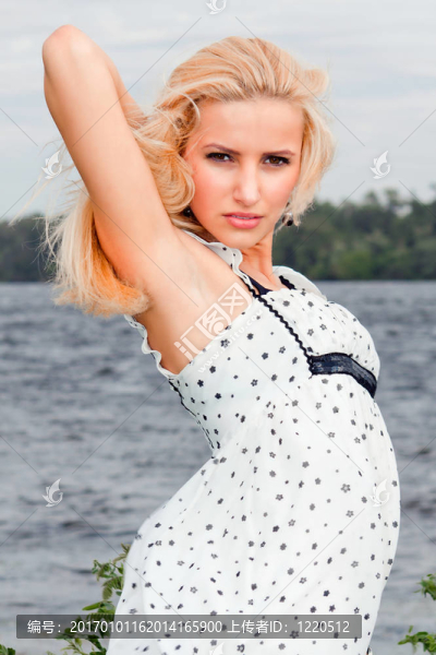 美麗的海灘模型