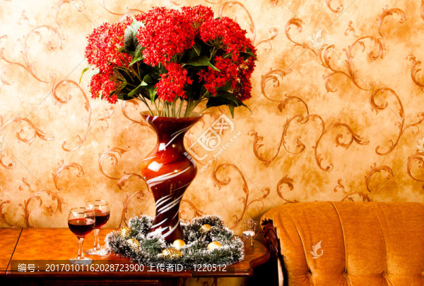 花瓶里的Flowers