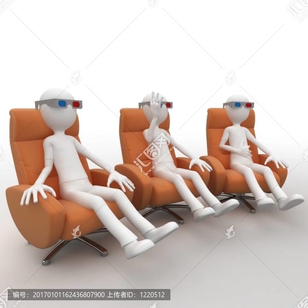3D眼鏡3D人
