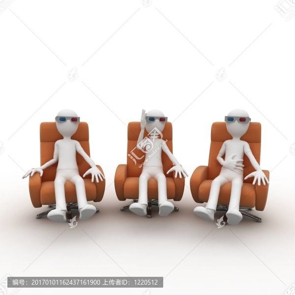 3D眼鏡3D人