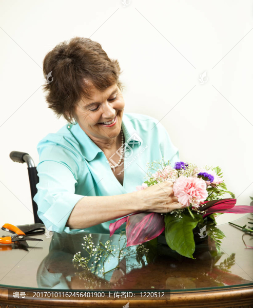 安排花束