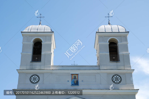 圣誕bohorodyts克教堂的小屋