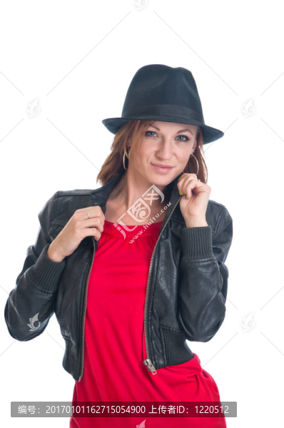 性感女人酷帽子