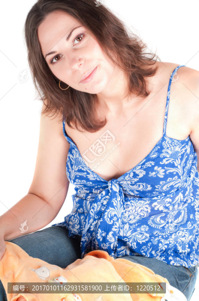 漂亮孕婦畫像